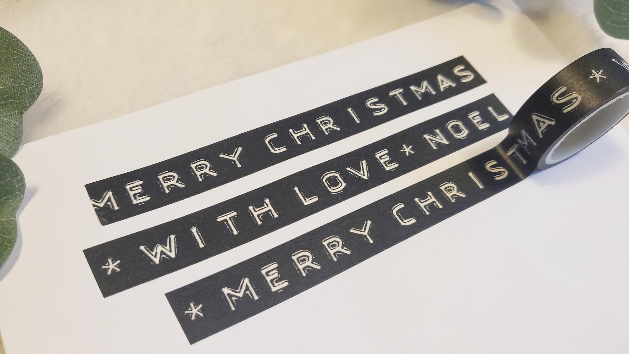 Washi Tape Weihnachten